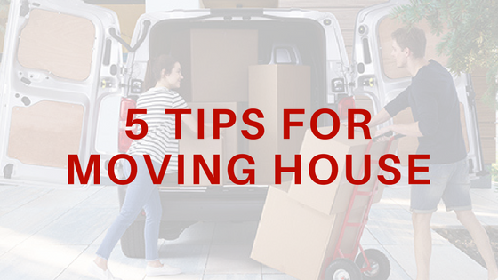 5 Tips for Moving House